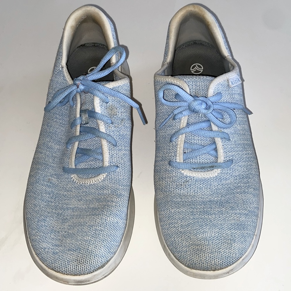 Kizik Men’s Blue Heathered Hands-free Sneakers Athletic Shoes